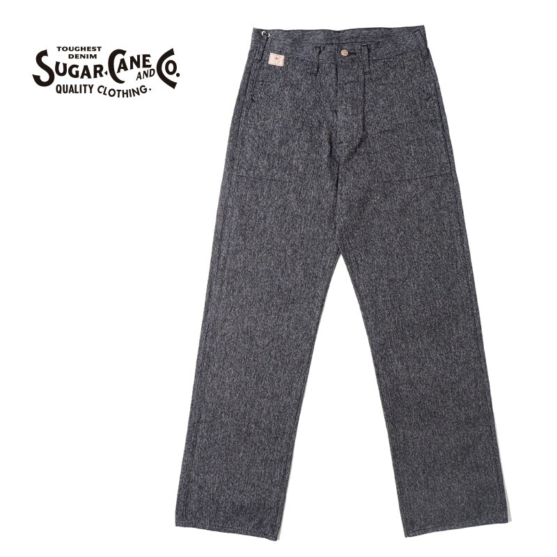 SUGAR CANE ブラックコバートエンジニアパンツ SC41825 SUGAR CANE シュガーケーン SUGARCANE [SC41825] 9oz. ブラック