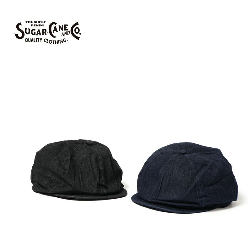 SUGAR CANE シュガーケーン 帽子 キャップ "10oz. DENIM APPLEJACK CAP" SC02705｜ろーぐす