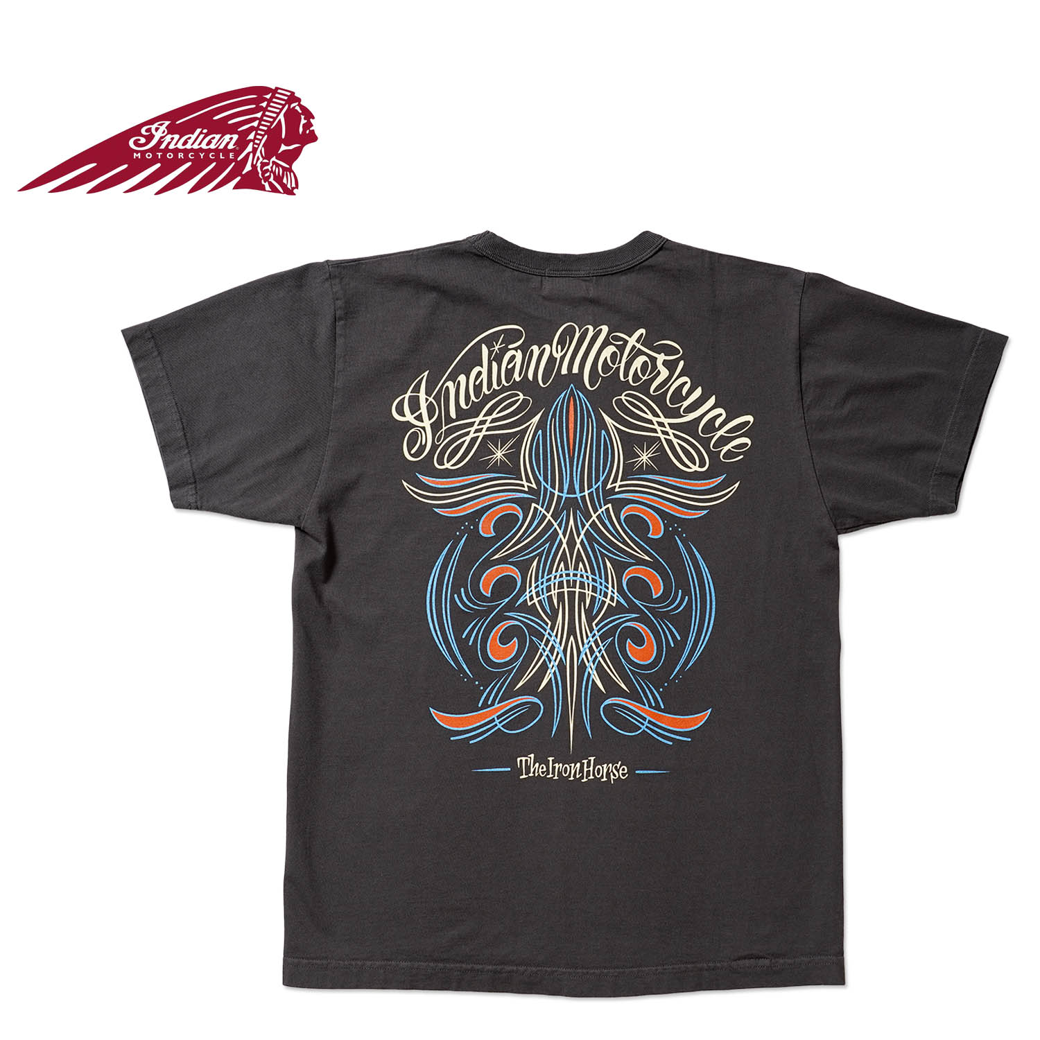 Indian Motorcycle インディアンモーターサイクル 半袖 Tシャツ “The Iron Horse SST” IM79720