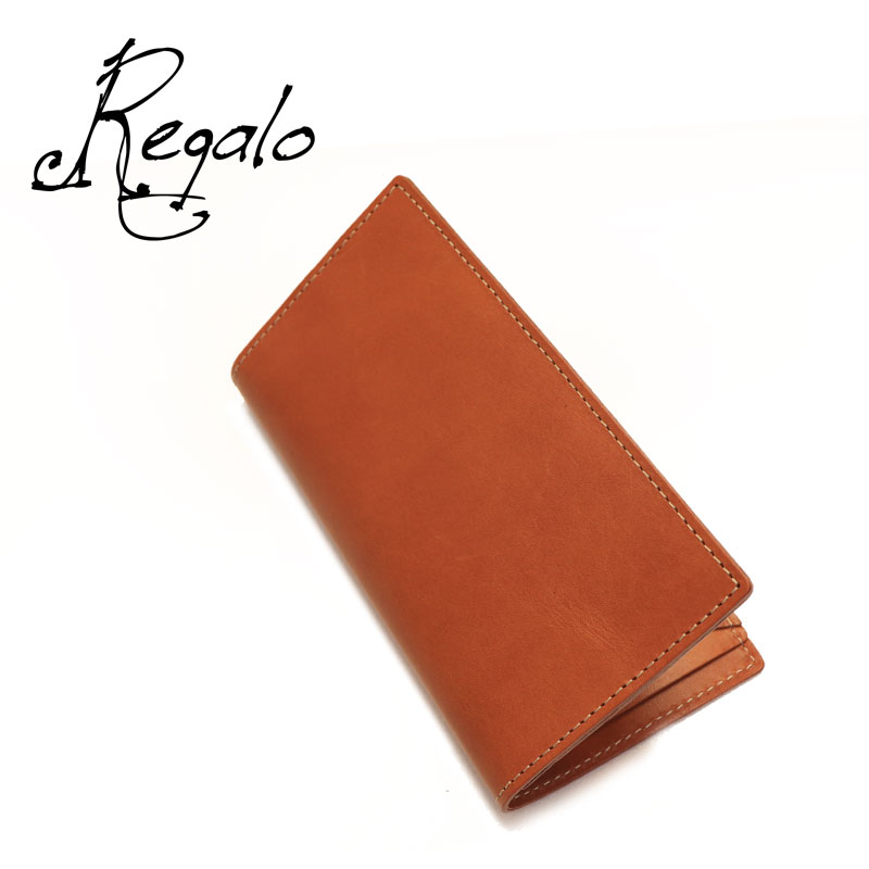 Regalo レガーロ ウォレット "SLIM LONG WALLET WITHOUT COIN PURSE" CAMEL WL-02-CAM｜ろーぐす