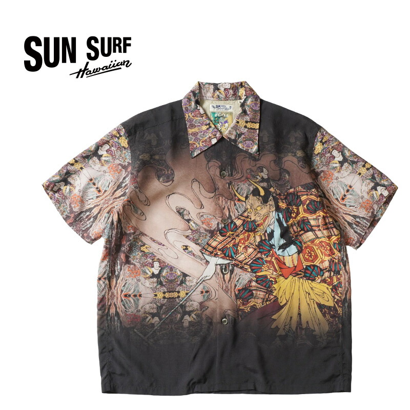 SUN SURF サンサーフ半袖 アロハシャツSUN SURF&times;月岡芳年SPECIAL EDITION&ldquo;NEW STORY&rdquo;SS39532｜ろーぐす