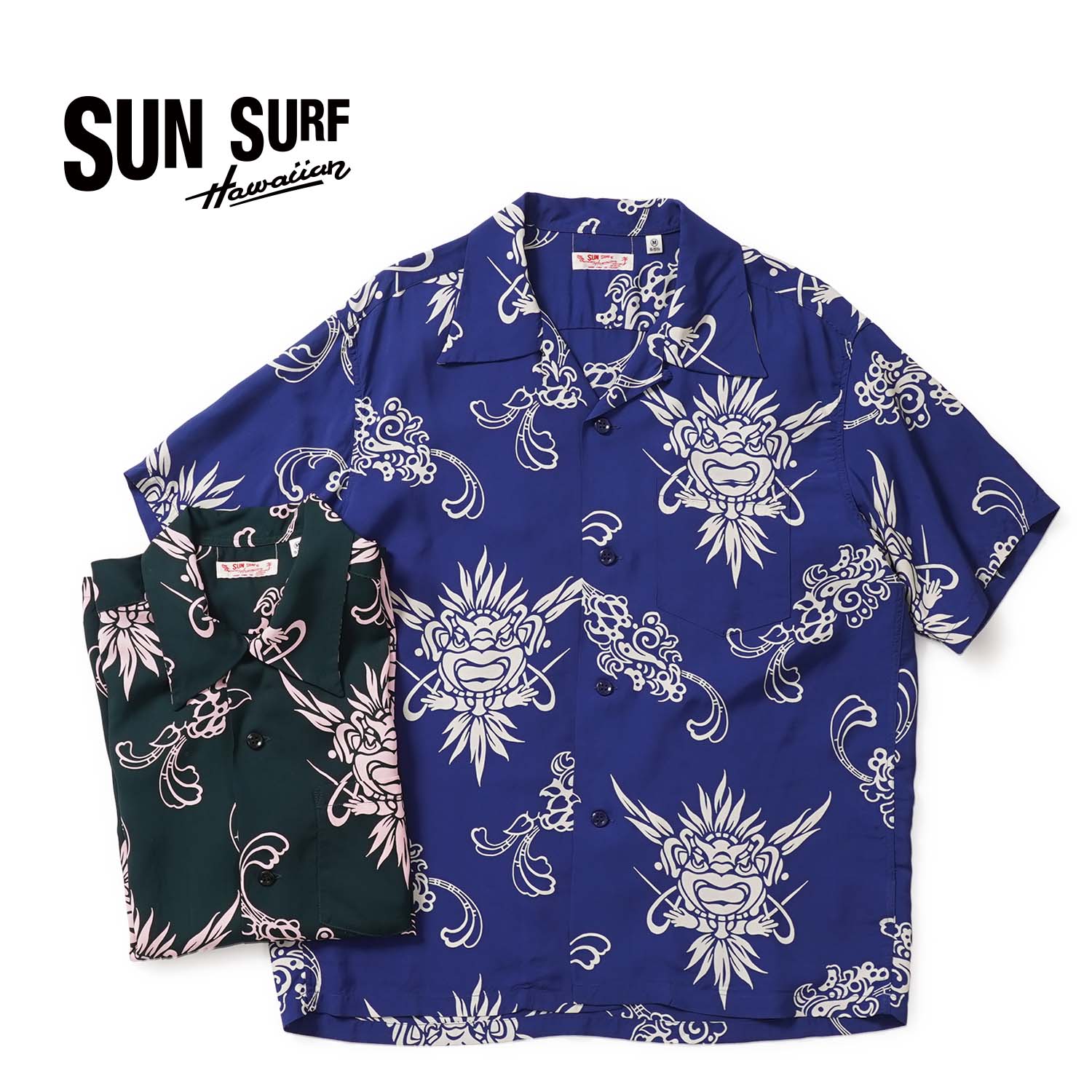 SUN SURF サンサーフ 半袖 アロハシャツ RAYON HAWAIIAN SHIRT &ldquo;INCARNATION OF GOD&rdquo;SS39611｜ろーぐす