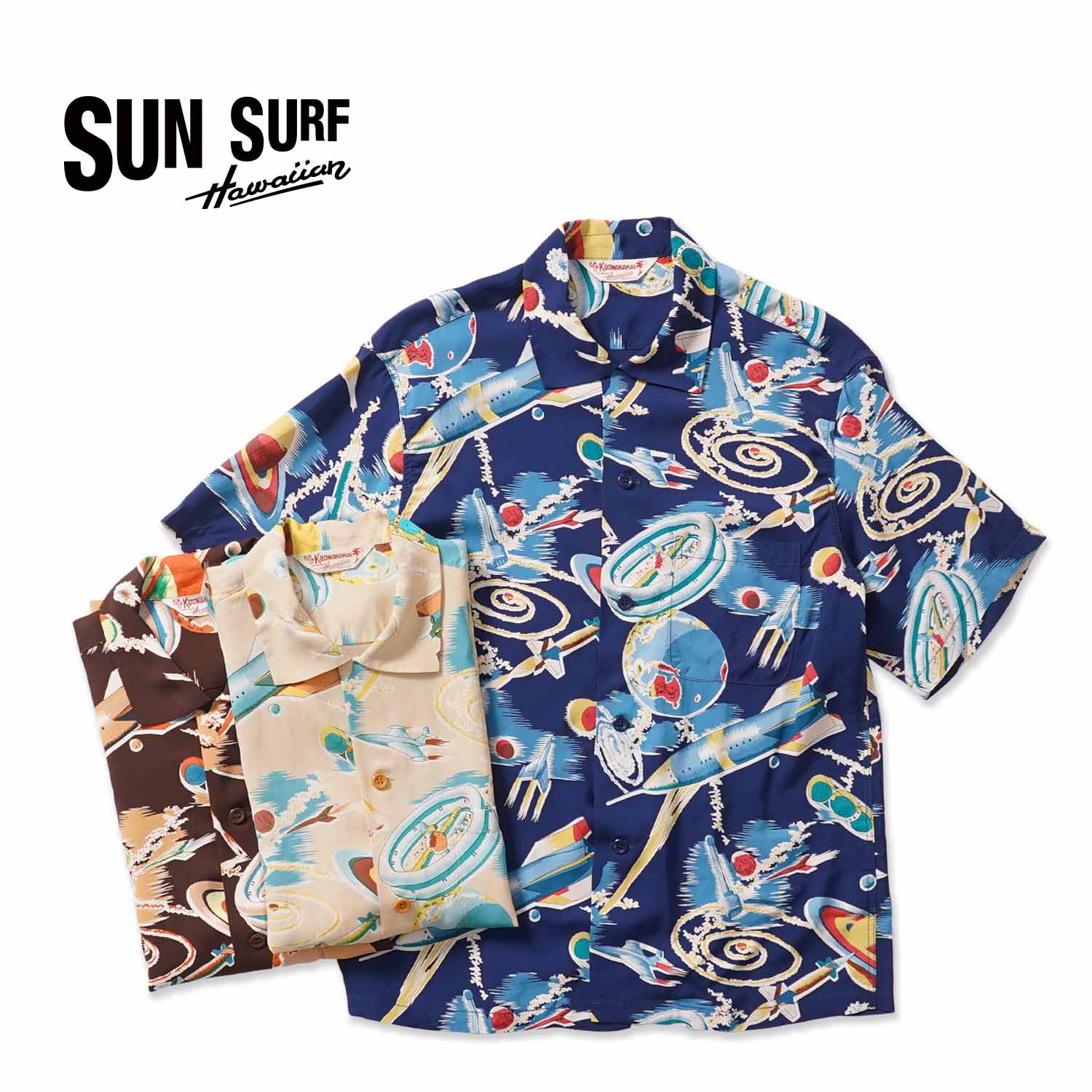 SUN SURF サンサーフ 半袖 アロハシャツ SUN SURF SPECIAL EDITION “THE SPACE SHIP”SS39477
