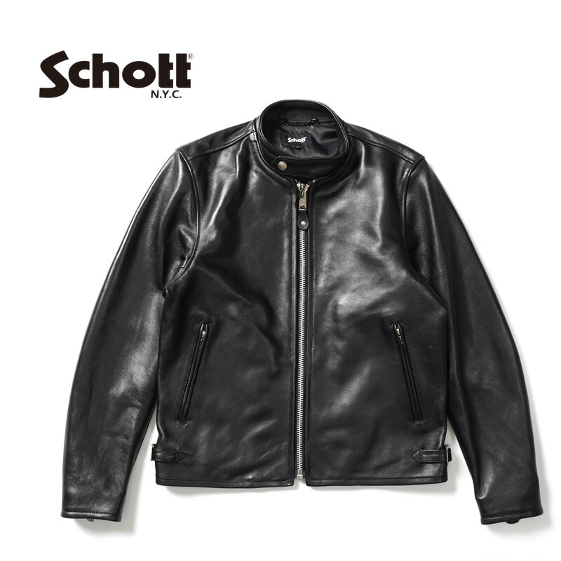 Schott ブラック ナイロンジャケット M ショット schott（ショット）の「Schott/ショット/NEW STYLE MA-1