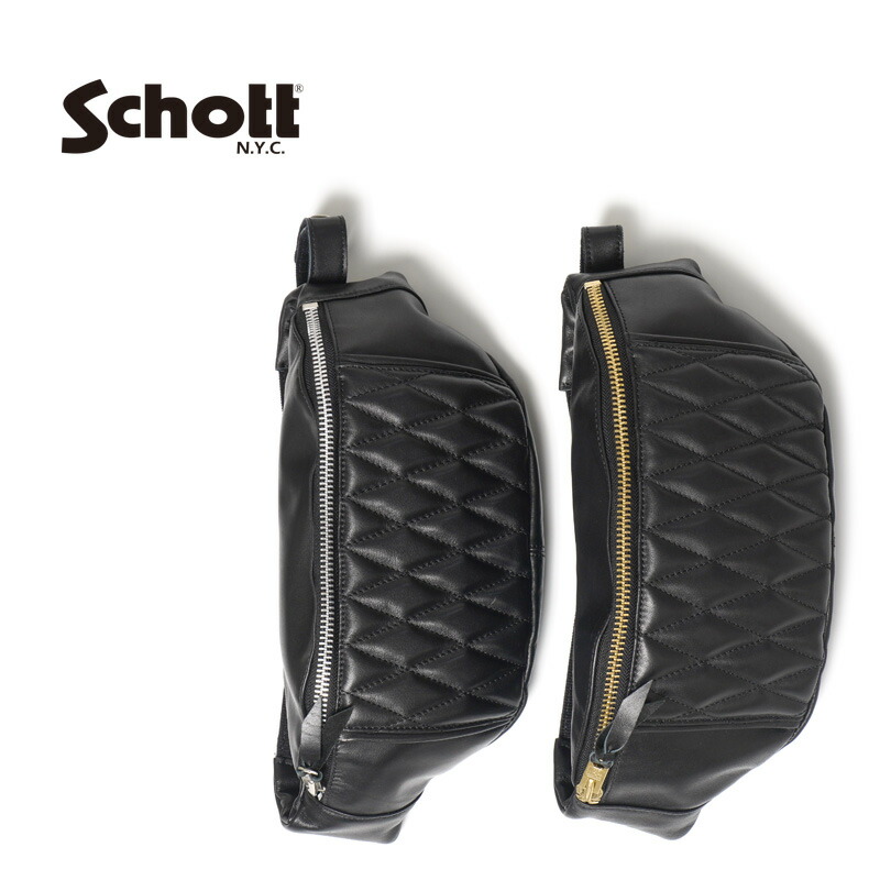 楽天市場】Schott(ショット) PADDED BODY BAG[3109023] パデッド
