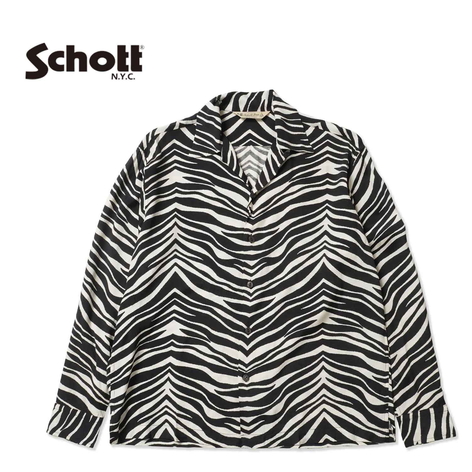 楽天市場】Schott ショット 長袖 シャツ“BRAID LYOCELL LS SHIRT”782