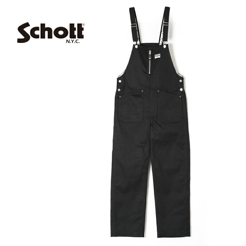 【未使用】Schott （ショット）オーバーオール　グレー ショット Schott TC OVERALL PANTS/オーバーオール （グレー
