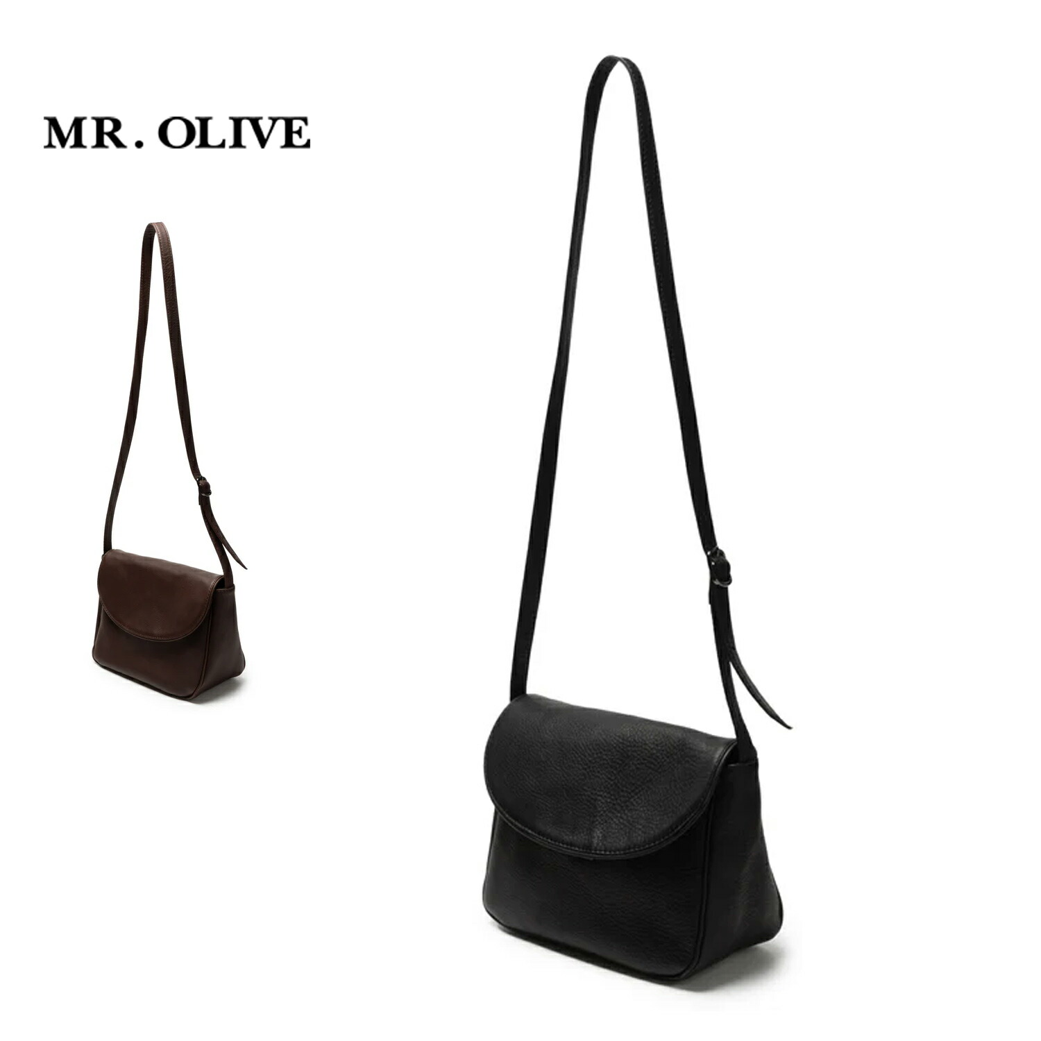 MR.OLIVE ミスターオリーブショルダーバッグIMPERMA-LEATHER\