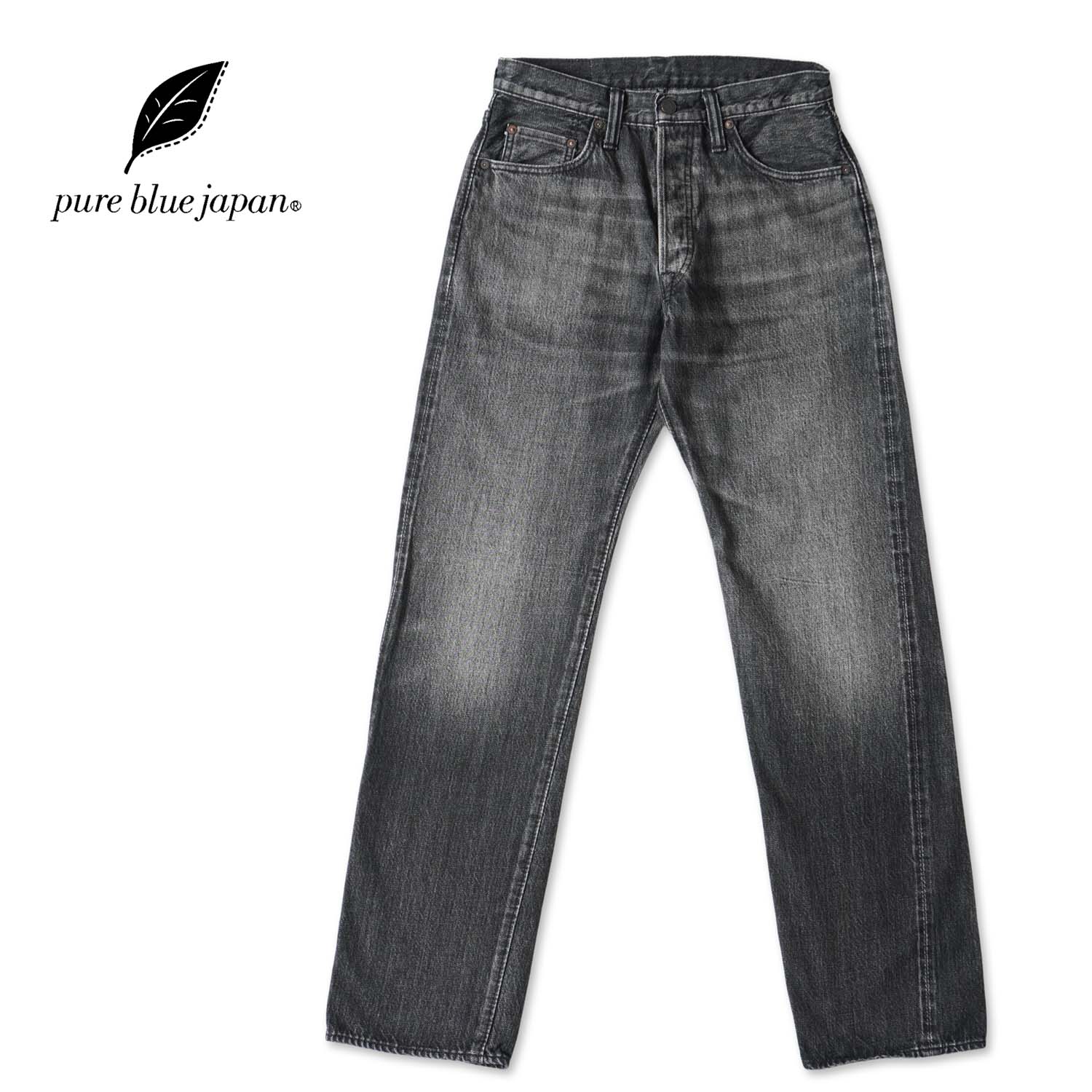 pure blue japan ピュアブルージャパン パンツ “Straight” USED-003-BK
