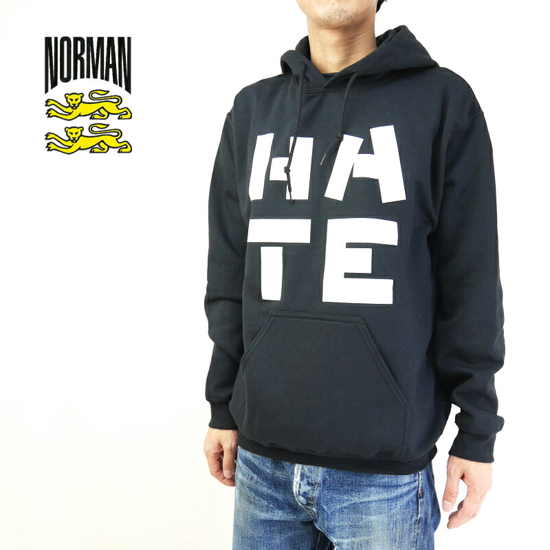 メール便なら送料無料 Norman ノルマン スウェット Logo Print Hooded Sweatshirt Hate Nor 0037 ロゴ フレンチトラッド フランス メンズ Rcp 10p03dec16 お歳暮 Www Santhoshbabu Org