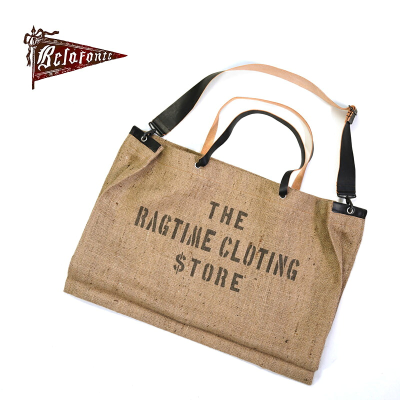BELAFONTE ベラフォンテ バッグ "RAGTIME STORE BAG STENCIL" BF-24-3-ST｜ろーぐす