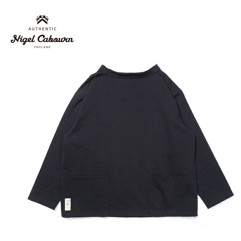 Nigel Cabourn ナイジェルケーボン長袖 プルオーバー\"FISHERMAN\u0027S SHIRT  BUMPY JERSEY\""80490020005"
