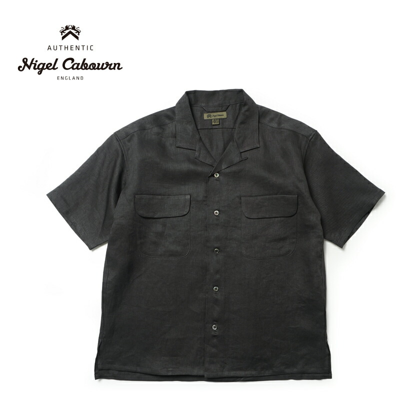 楽天市場】NIGEL CABOURN / Open-Collared Wide Shirt S/S