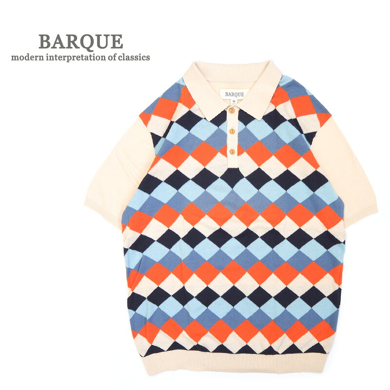 BARQUE バーク 半袖ポロシャツ \