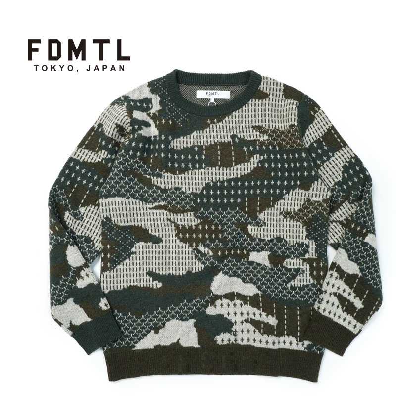 FDMTL 第一義的 スウェーター \"PATCHWORK WOOL SWEATER\"" WL31"