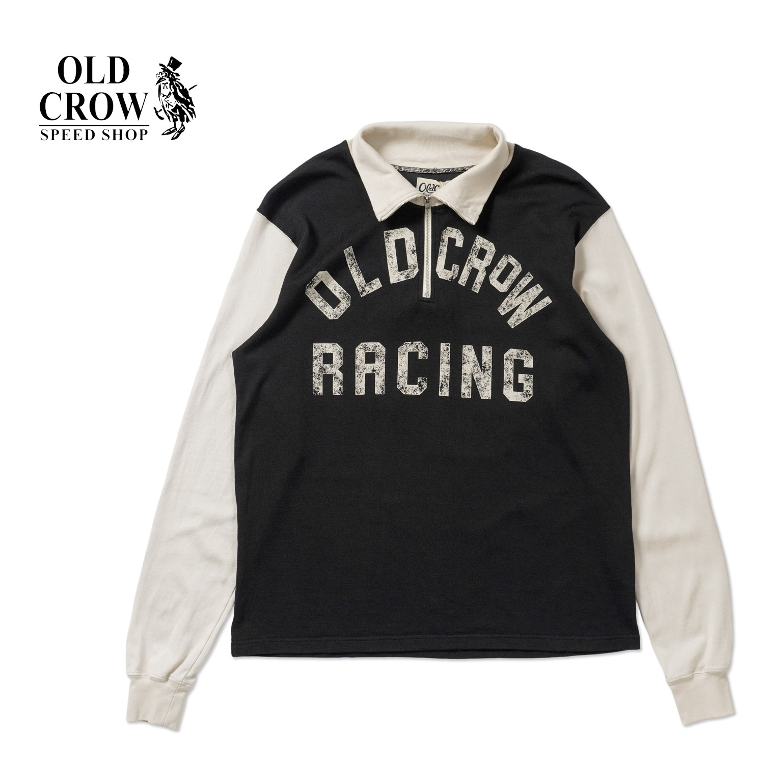 OLD CROW オールドクロウ ハーフジップジャージ \