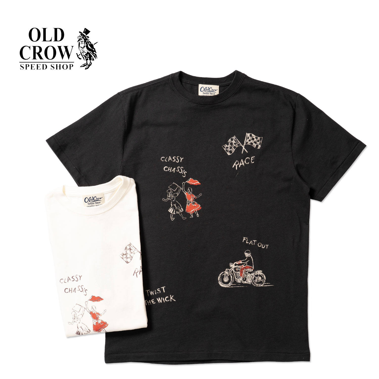 OLD CROW オールドクロウ 半袖 Tシャツ \