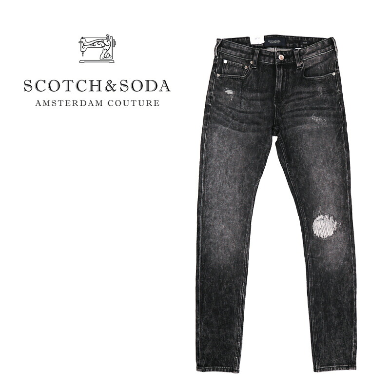 SCOTCH&SODA スコッチアンドソーダ パンツ SKIM “Carve It Out Mid rise super slim jeans” 282-25508