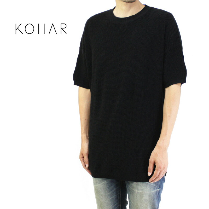 KOLLAR CLOTHING カラークロージング 半袖 プルオーバー DISTRESSED KNIT TSA-500