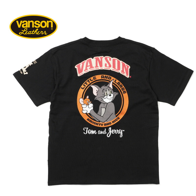 VANSON バンソン 半袖Tシャツ Tom and Jerry \