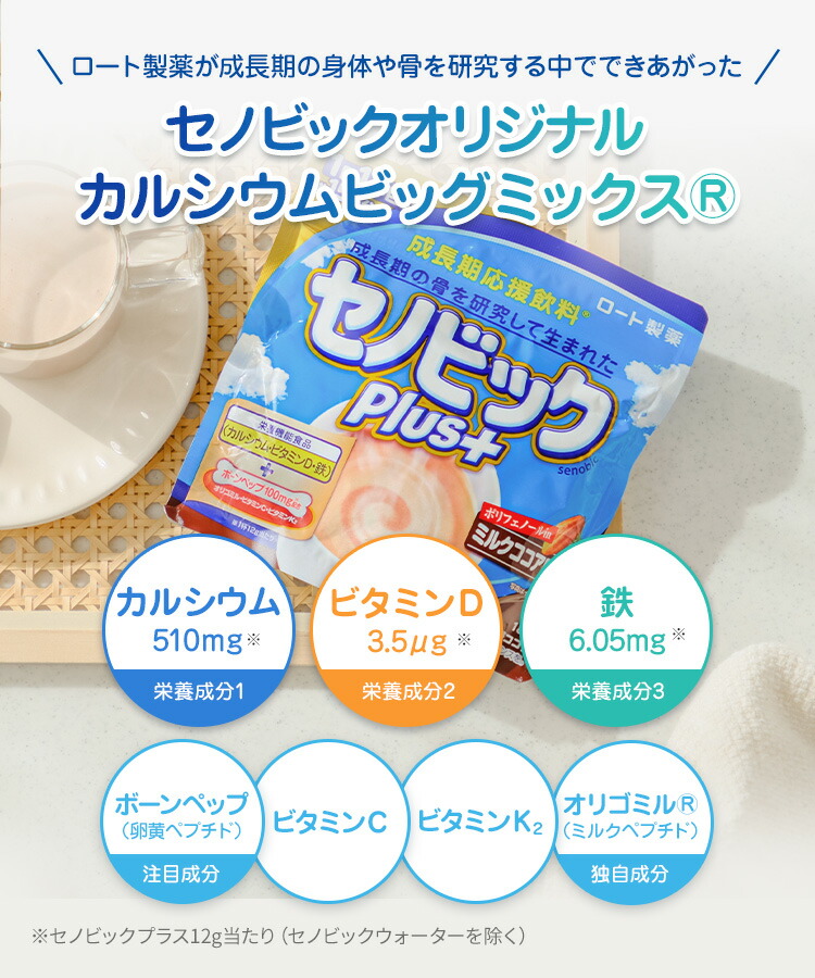 初回限定お試し価格】セノビックPlus ミルクココア味（スプーン付き