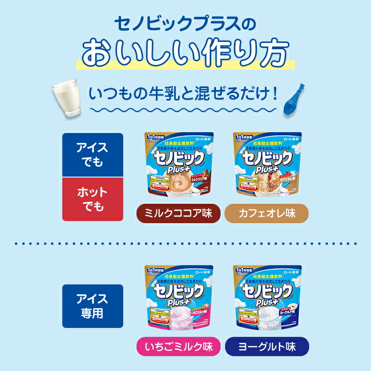 初回お試しセット】購入特典 セノビックPlus ミルクココア味 (180g) 1