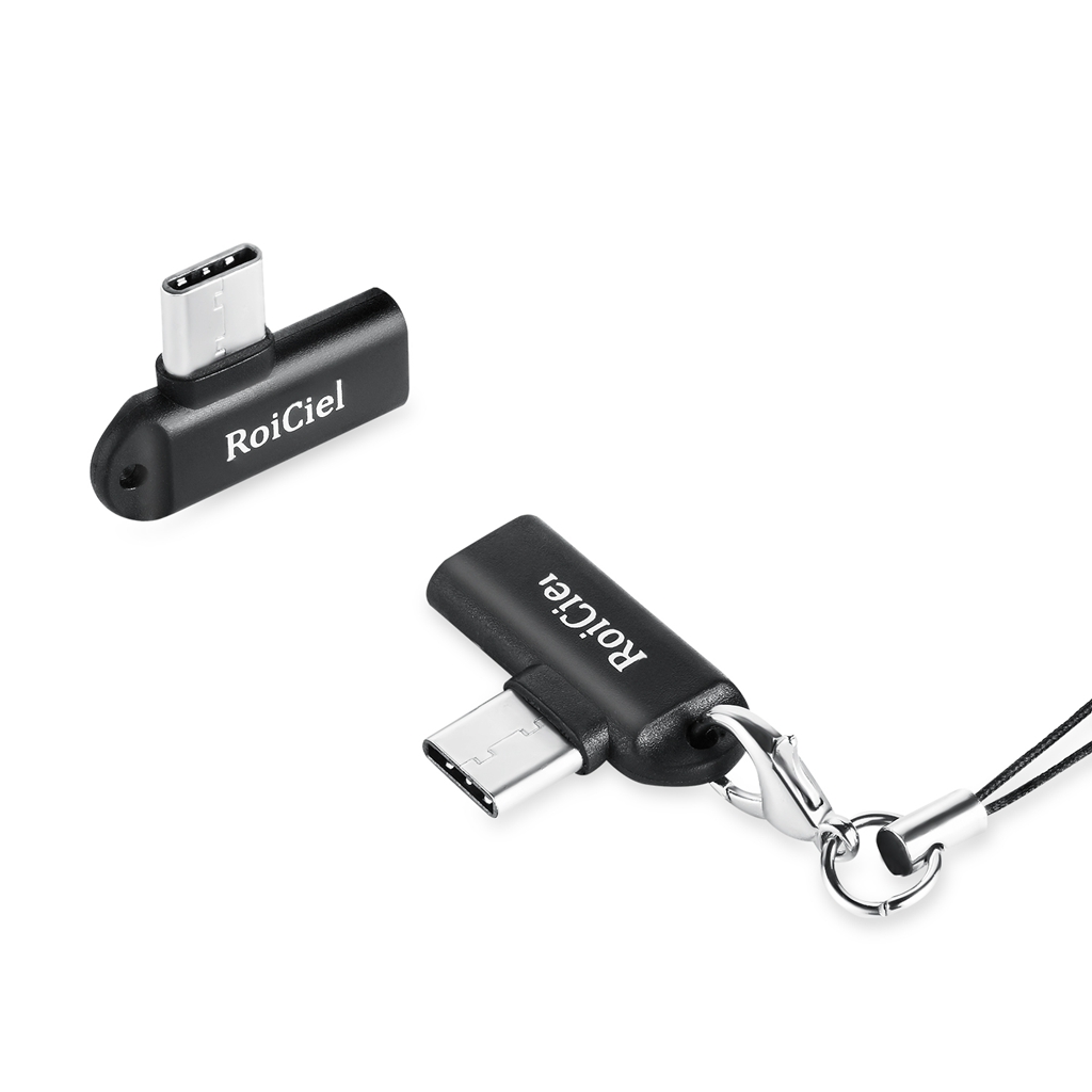 タイプC(USB C) IOS変換 変換アダプタ ミニサイズ(ブラック)