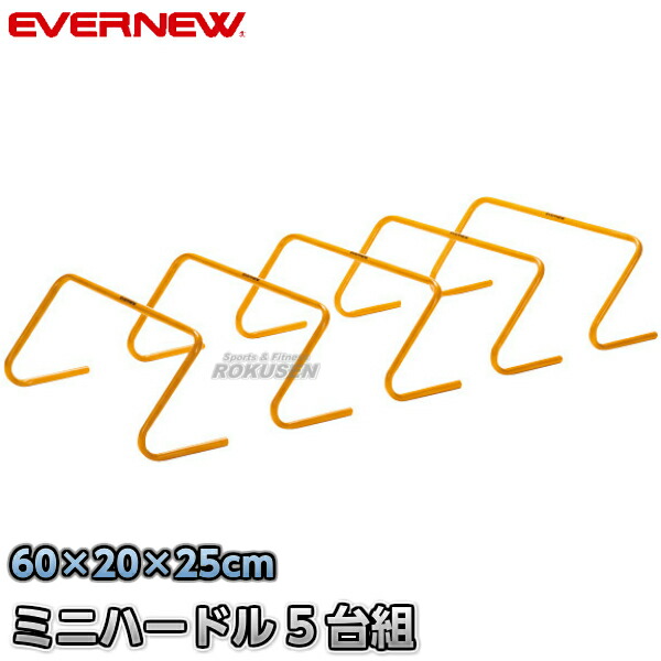 楽天市場】【EVERNEW・エバニュー】ミニハードル15 5台組 EGA151 高さ
