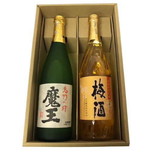 地域限定送料無料 魔王 魔王の梅酒 彩煌の梅酒 セット 焼酎 飲み比べ 芋焼酎 いも焼酎 高級 芋 お酒 上司 男性 お父さん 父 誕生日 プレゼント 還暦 古希 喜寿 傘寿 米寿 祝い 記念日 贈答品 贈り物 のし 包装 就職祝い 母の日