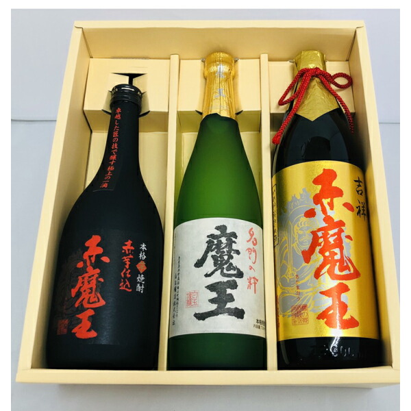 魔王　720ml 6本セット 楽天市場】名入れ SXX 酒セット 切子 芋焼酎 魔王 720ml & 江戸