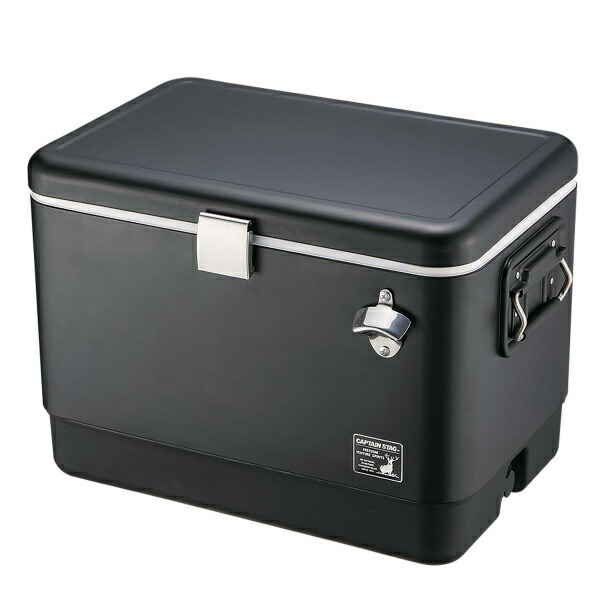 キャプテンスタッグ　ブラックラベル　スチールフォームクーラー51L　UE-0075