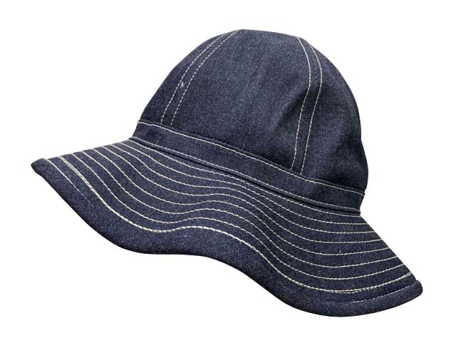 ANATOMICA アナトミカ　US ARMY 1937 DENIM HAT ユーエス アーミー 1937 デニム ハット　INDIGO インディゴ　セルビッチデニム　NON WASH ノンウォッシュ　未洗い