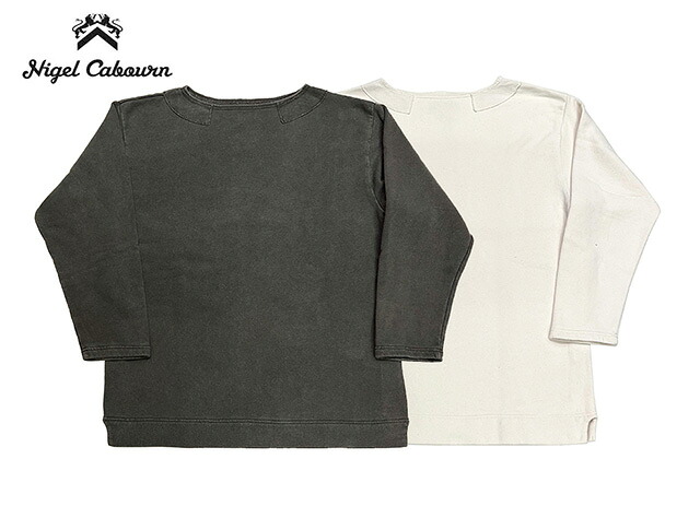 【SALE 30%OFF】 Nigel Cabourn ナイジェル・ケーボン　BRITISH ARMY SWEAT FRENCH TERRY　ブリティッシュ アーミー スウェット フレンチ テリー　Made in JAPAN　2色（IVORY/CHARCOAL）｜ローリングストーン