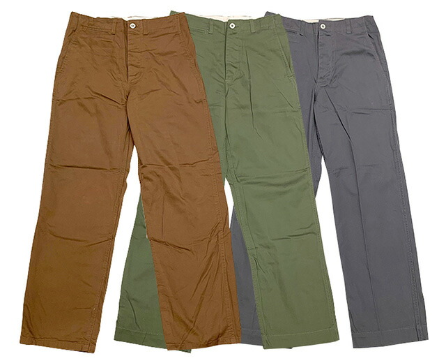 ミリタリーチノパンツ（放出品） AVIREX アビレックス 6126132 BASIC OFFICER PANTS ベーシック