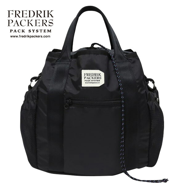 【16時までのご注文、即日発送】　FREDRIK PACKERS フレドリックパッカーズ　210D TIPI TOTE ティピ トート　BLACK ブラック　軽量　マザーズバッグ　トートバッグ　ショルダーバッグ　FREDRIKPACKERS　フレドリック パッカーズ