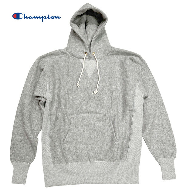 Champion はやりっ児 REVERSE WEAVE  HOODED SWEAT SHIRTS リバースウィーブフーデッド 汗水 プルオーバー プルパーカー 2TONE しろがね色薄墨色 C3-A118 2025FW 日本製