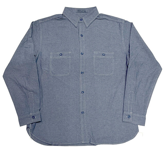 楽天市場】HEAD LIGHTヘッドライト◇HL 5oz SHAMBRAY SHIRTS◇刺繍