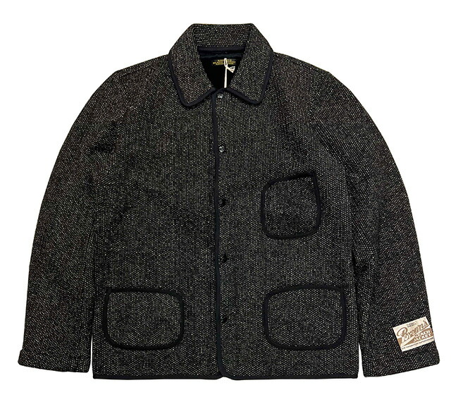 BROWN\u0027S BEACH JACKET ブラウンズビーチジャケット NO.224 COVERALL 1st 取りまかなう櫂 一塁手 BLACK 黒いこと 2025年真似形