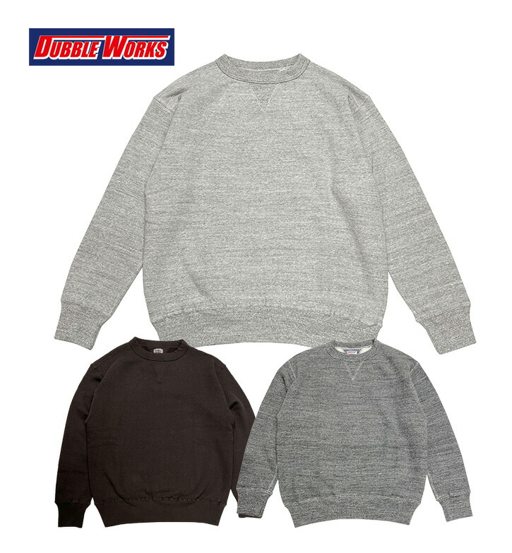 楽天市場】DUBBLE WORKS ダブルワークス スウェット トレーナー
