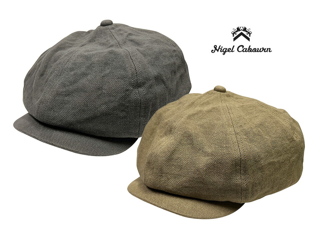Nigel Cabourn  ナイジェルケーボン　ツイード　キャスケット　カーキ ナイジェル・ケーボン】MAN / ブラックスミスキャスケット