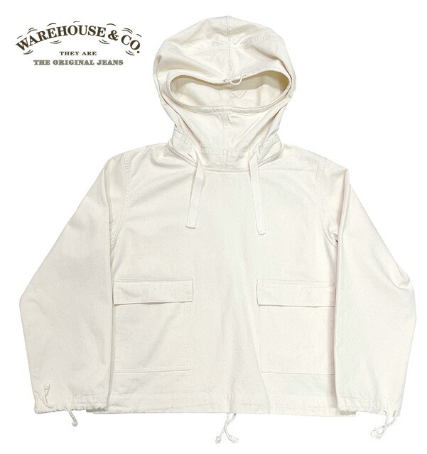 WAREHOUSE　ウエアハウスLot.2225　1940's　WW2 GUNNER DECK SMOCK　大戦　ガンナーデッキスモック　キナリ　日本製