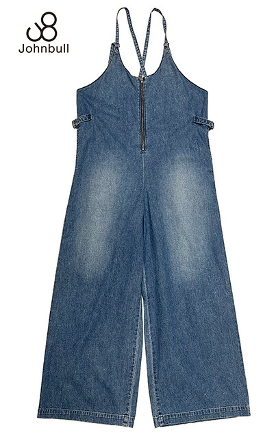 楽天市場】ジョンブル JOHNBULL デニム ドロー ストリング サロペット
