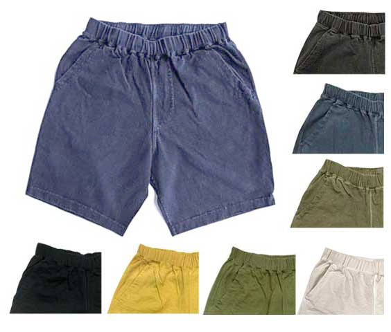 Good on グッドオン HEAVY JERSEY TRAVEL SHORTS / ヘビージャージートラベルショーツ PIGMENT DYE ピグメントダイ えの具染め