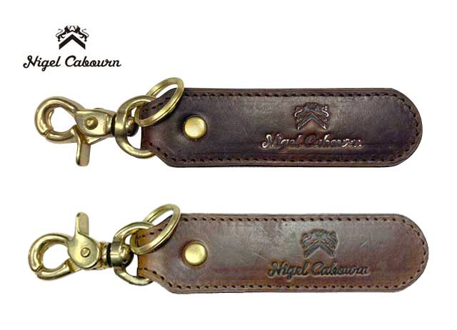 Nigel Cabourn ナイジェル・ケーボン　KEY RING SWISS ARMY キーリング スイス アーミー　2色(Dark Green/Beige)　牛革　MADE IN JAPAN　8048-00-68002 6,248円