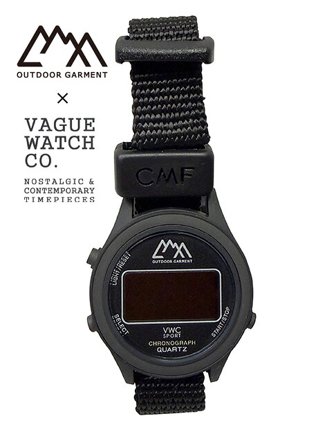 CMF OUTDOOR GARMENT × VAGUE WATCH Co.　コムフィ × ヴァーグウォッチ　CMF WATCH FIDLOCK　BLACK ブラック　ウォッチ フィドロック　腕時計　COMFY　専用ケース付き　2025FW