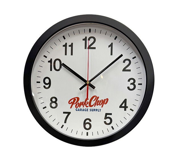 PORKCHOP GARAGE SUPPLY ポークチョップガレージサプライ SCRIPT WALL CLOCK スクリプト ウォール クロック　掛け時計　時計