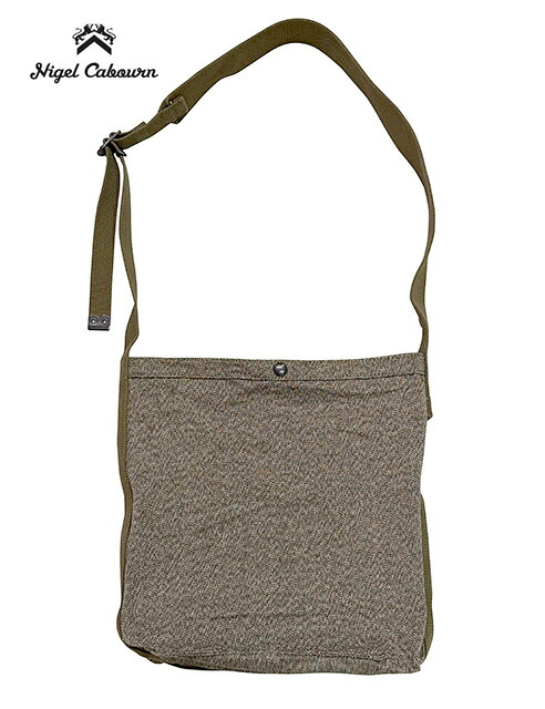 Nigel Cabourn ナイジェル・ケーボン　MAIL BAG　SWISS ARMY 　メールバッグ　1-191 :DARK GREEN　MADE IN JAPAN　ショルダーバッグ