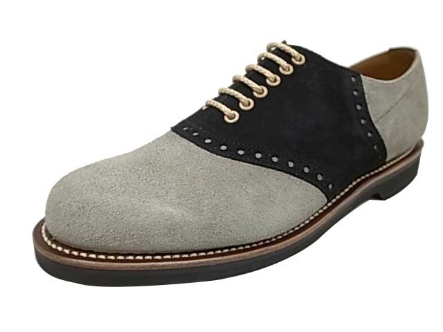 キナル別注 Glad Hand グラッドハンド Regal リーガル Suede Saddle Shoes スエード サドルシューズ グレー ブラック 即日発送 Kaliaren Com