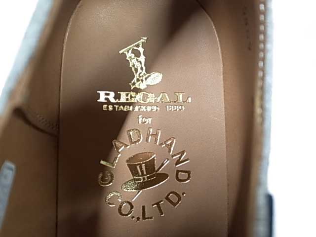 キナル別注 Glad Hand グラッドハンド Regal リーガル Suede Saddle Shoes スエード サドルシューズ グレー ブラック 即日発送 Kaliaren Com