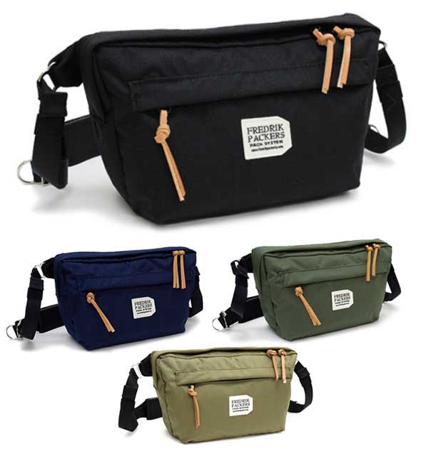 【16時までのご申し付ける、即日送りとどける】  FREDRIK PACKERS フレドリックパッカーズ 500D FUNNY PACK ファニー 容器に並べる ショルダーバッグ